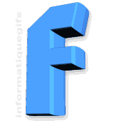 Gif lettre F minuscule