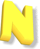 Image N alphabet