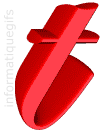 clipart lettre t rouge