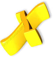 Image X en jaune