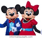 Mickey et minnie mouse