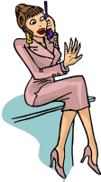 femme au telephone