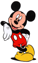 Clipart mickey personnage