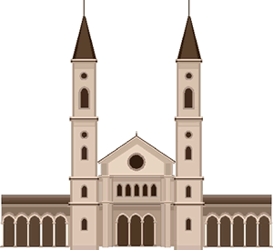 image clipart mariage eglise 