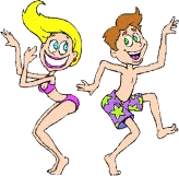 Clipart femme et homme qui danse