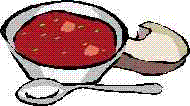 soupe a la tomate avec tartine