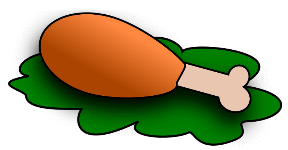 clipart cuisse de poule