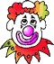 tete de clown qui change de couleurs