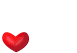 Gif animé petit cœur amoureux