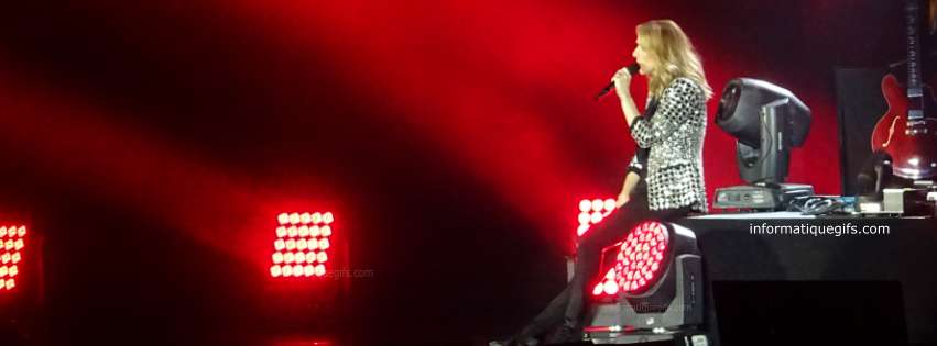 Image de Celine Dion sur scène
