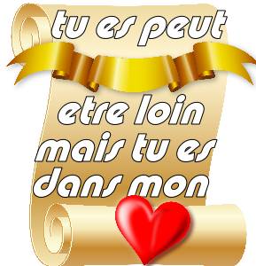 Image loin de moi près du coeur