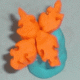 Gif anime fleur orange