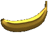 image gif banane jaune