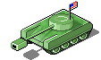 gif anime tank militaire