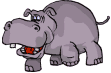 Animation gif Hippopotamidae