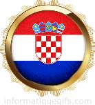 le drapeau de la croatie