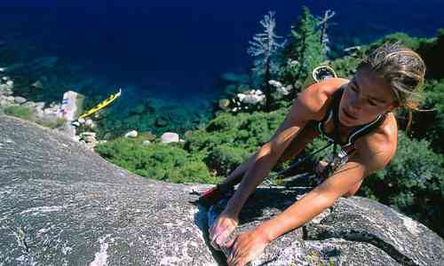 une femme sportif