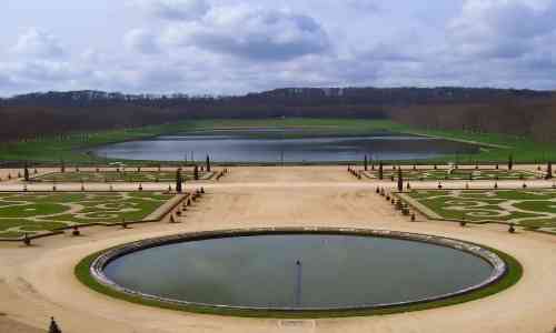 Le parc du chateau de Versailles