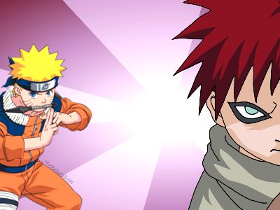 Fond ecran Naruto et Gaara