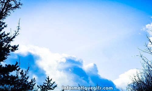 les nuages vue du haut