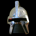 Gif animé casque robot du film Galactica