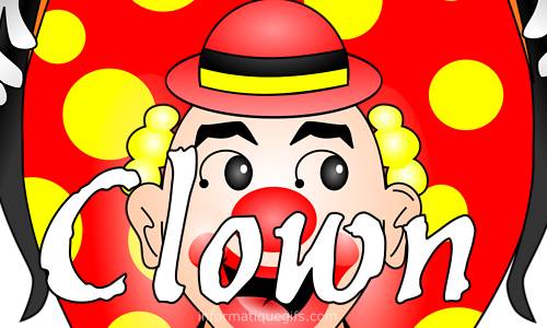 image clown avec nez rouge