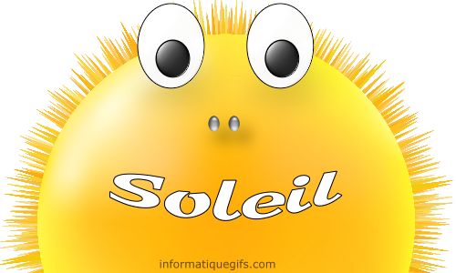 photo du soleil avec visage