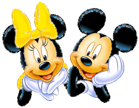 GIF anime mickey mouse et Minnie Mouse