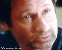 Gifs animes Fox Mulder de la série télévisée X files.