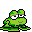 gif grenouille bisous