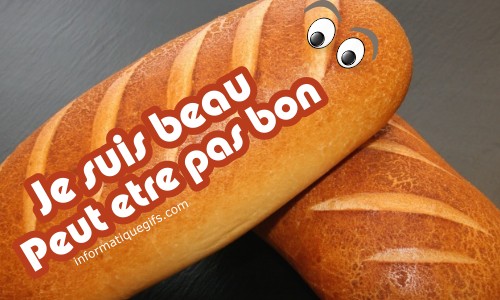 Une baguette marrante