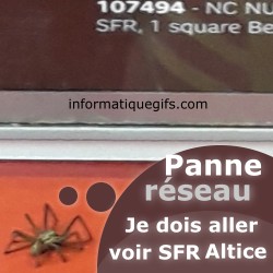 Araignée chez SFR altice