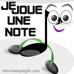 Jouer une note de musique