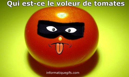 Une tomate cerise