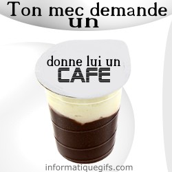 Yaourt au café