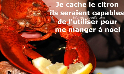 Homard au citron