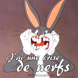 crise de nerfs avec bugs bunny