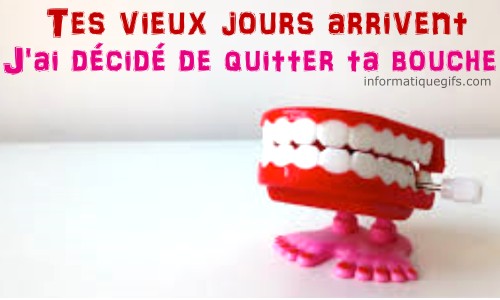 Dentier avec dent et jouet