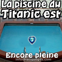 Piscine du bateau titanic