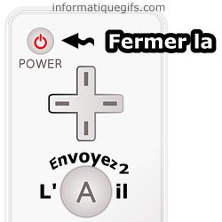 Bouton fermer et ail