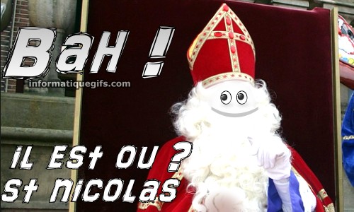 Saint nicolas et barbe blanche