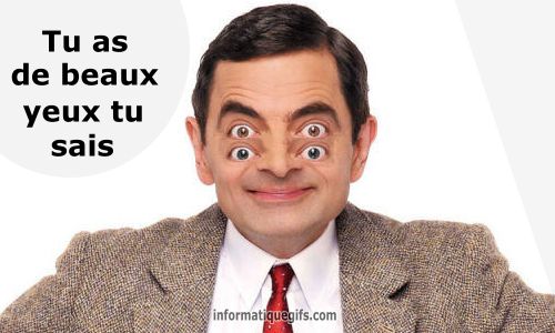 Mister bean film avec gros yeux