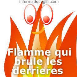 Flamme bougie