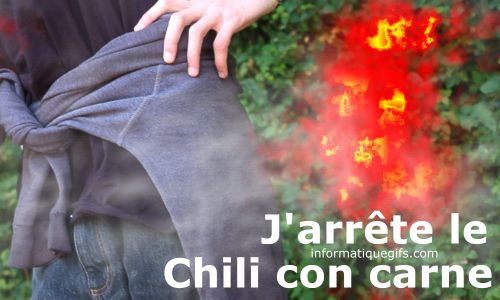 Les effets du chili con carne