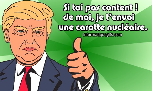 Humour Donal Trump président des états unis