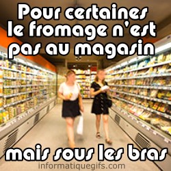 Femme au magasin