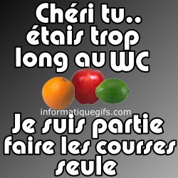 humour image orange pomme citron vert