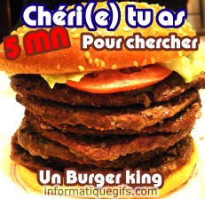 Hamburger burger king