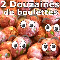 Pleins de boulettes de viande