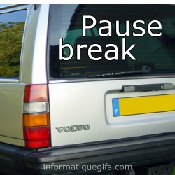 pause break automobile